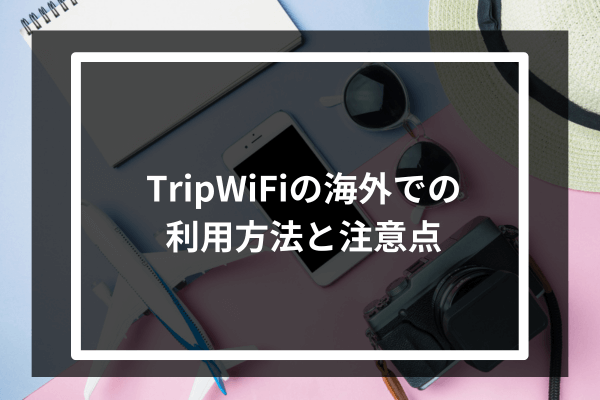 TripWiFiの海外での利用方法と注意点